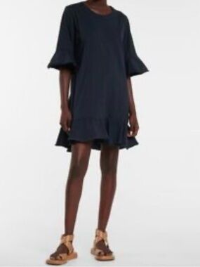 dorothee schumacher mixed magic dress navy